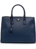 Prada Pre-Owned 2000-2025 Large Saffiano Lux Galleria Double Zip tote bag - Blue
