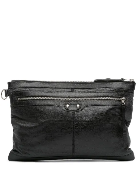 Balenciaga Pre-Owned 2013 Lambskin Motocross Classic Clip L clutch bag