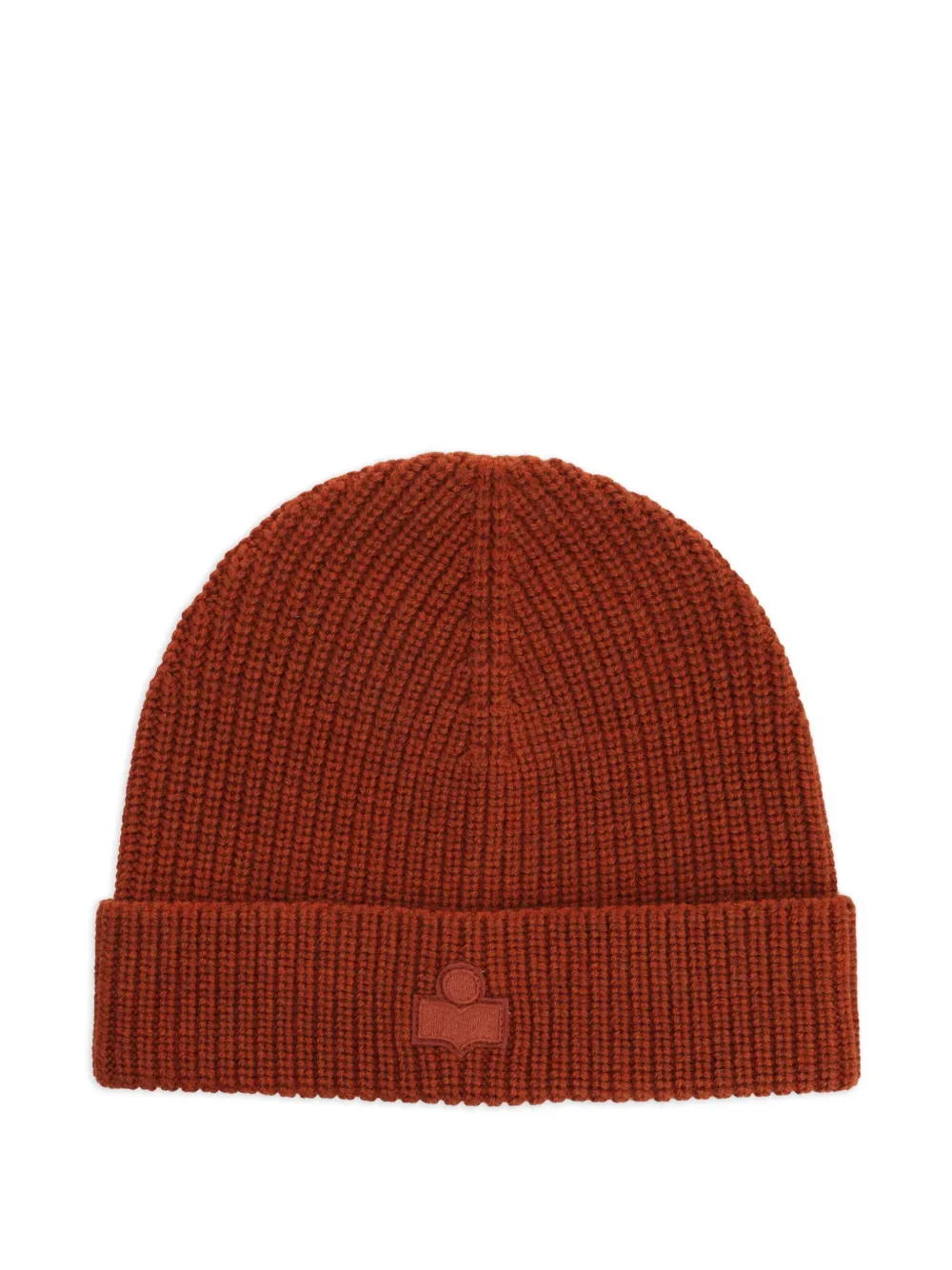 ribbed logo beanie