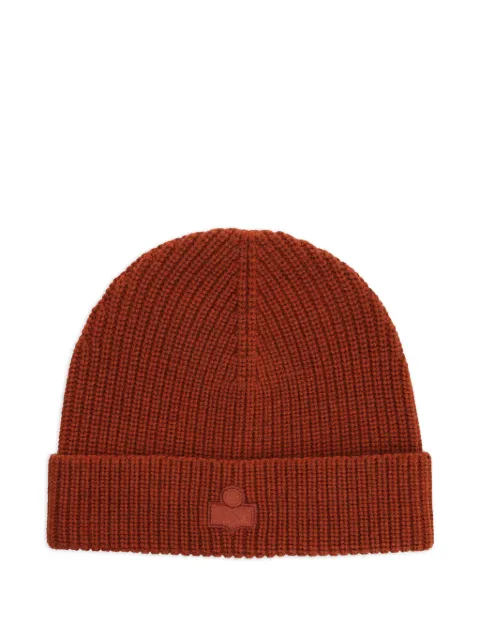 ISABEL MARANT ribbed logo beanie