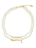 Vivienne Westwood pearl double-strand necklace - Gold
