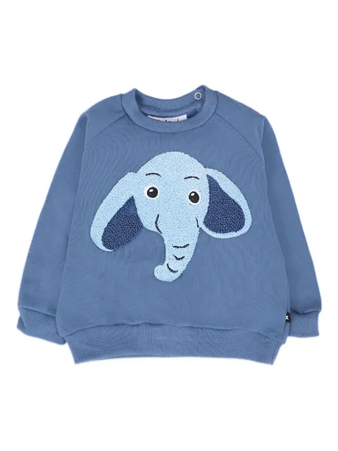 Molo elephant-appliqué sweatshirt