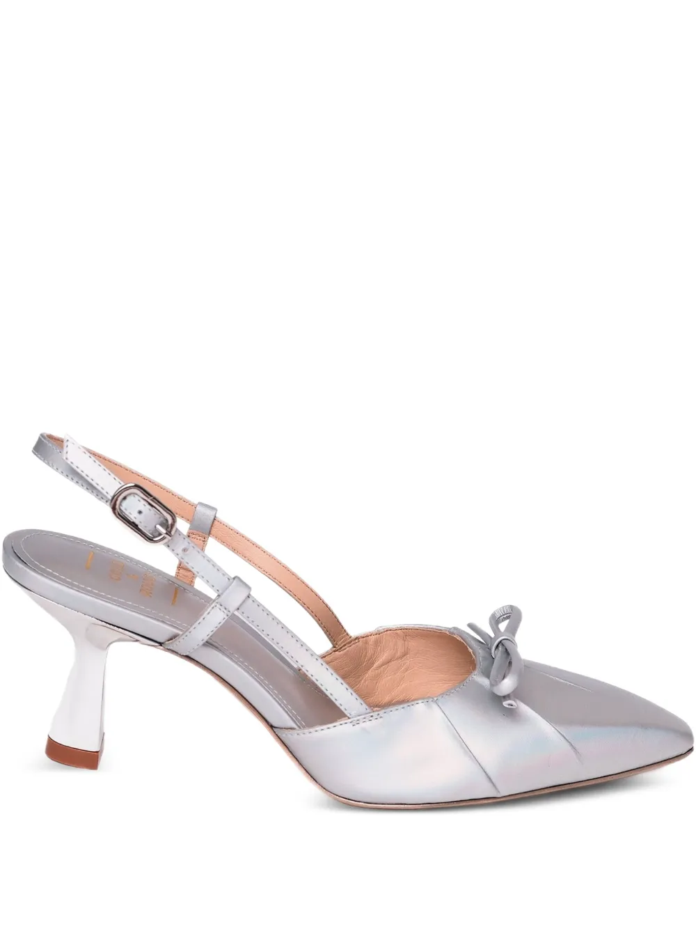 Gold & Rouge Tita slingback sandalen Zilver