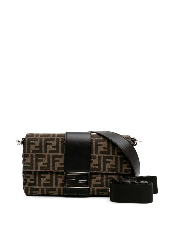 Fendi Pre-Owned 2010-2025 Zucca Canvas Convertible Baguette - Main Image