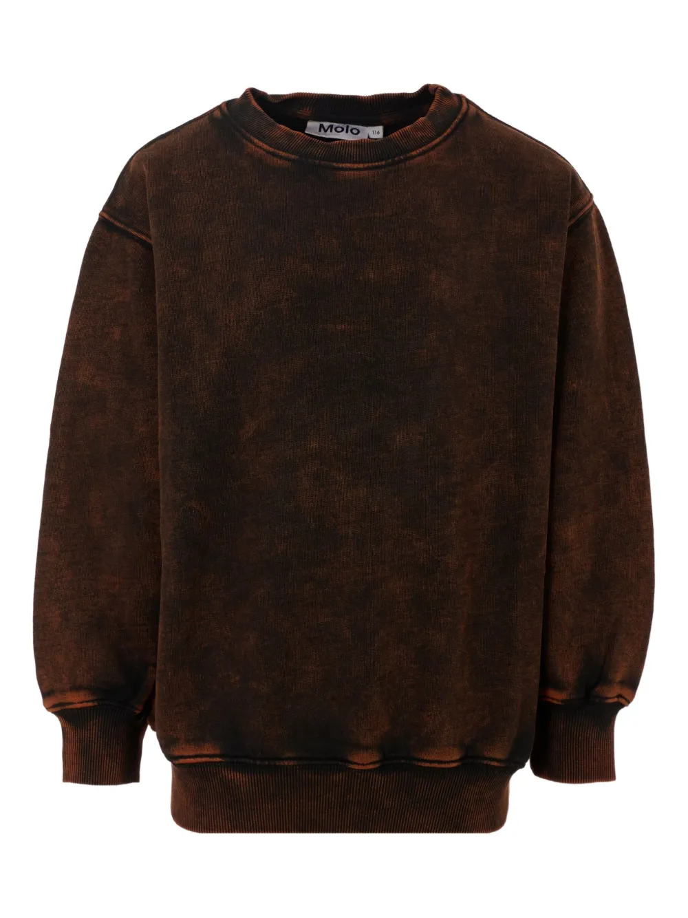 Molo acid-wash crew-neck sweatshirt Bruin