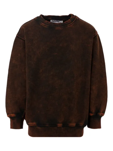 Molo acid-wash crew-neck sweatshirt