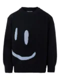 Molo Bello smiley-face knit sweater - Black