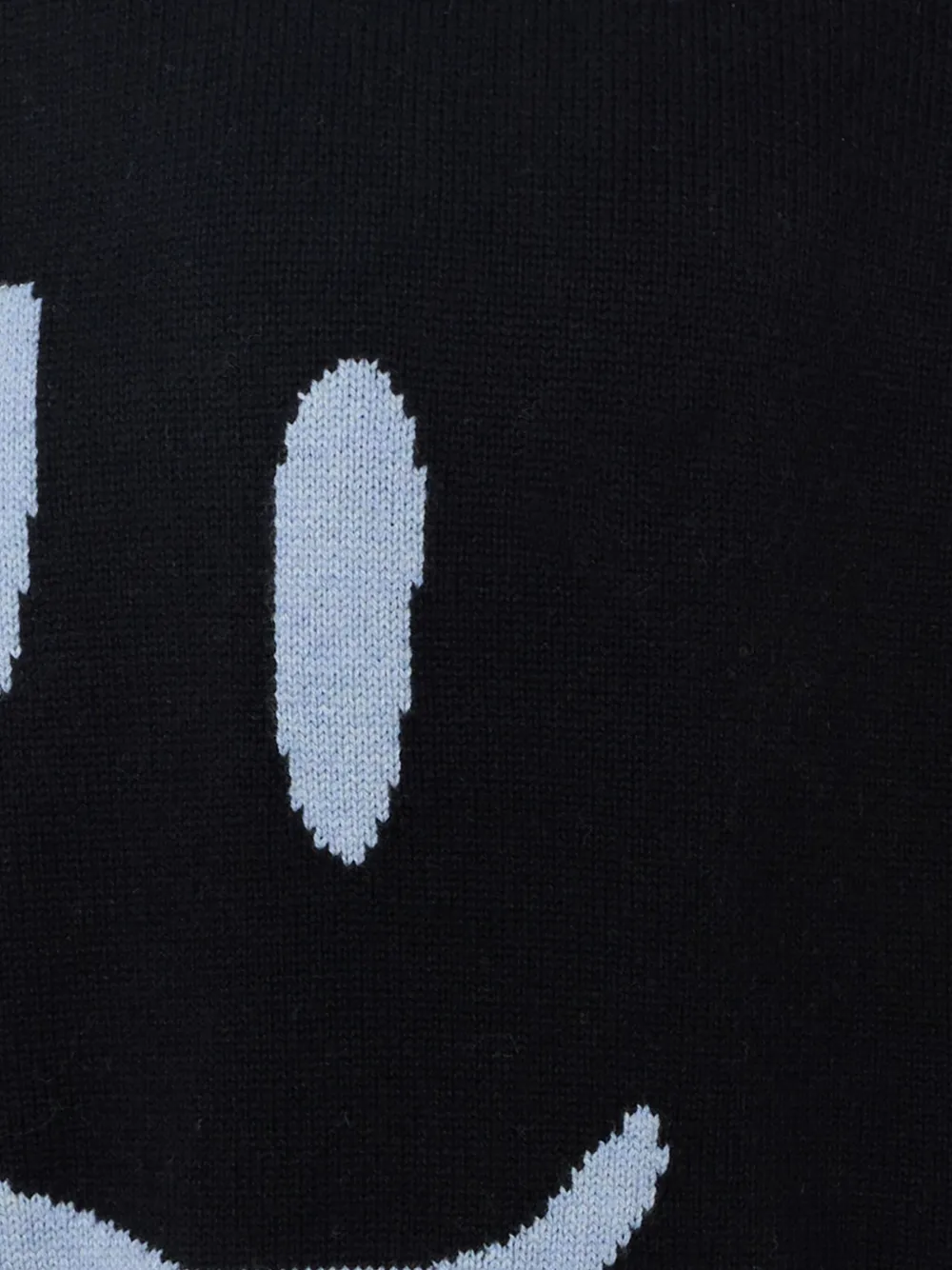Molo Bello smiley-face knit sweater Zwart