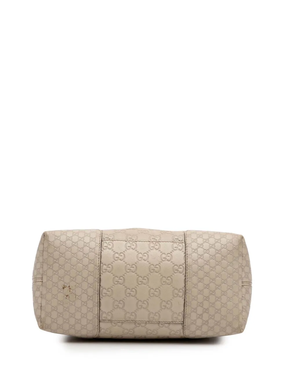 Pre-owned Gucci 2016-2025 Medium Ssima Bree Fold Over Tote Satchel In Brown