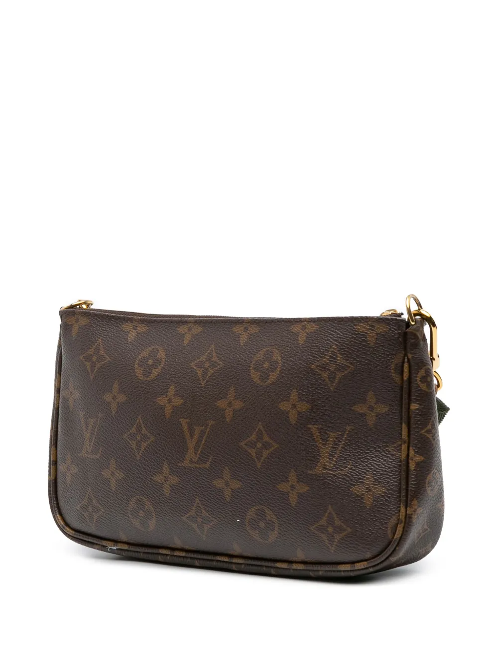 Pre-owned Louis Vuitton 2020 Monogram Multi Pochette Accessoires Satchel In Brown
