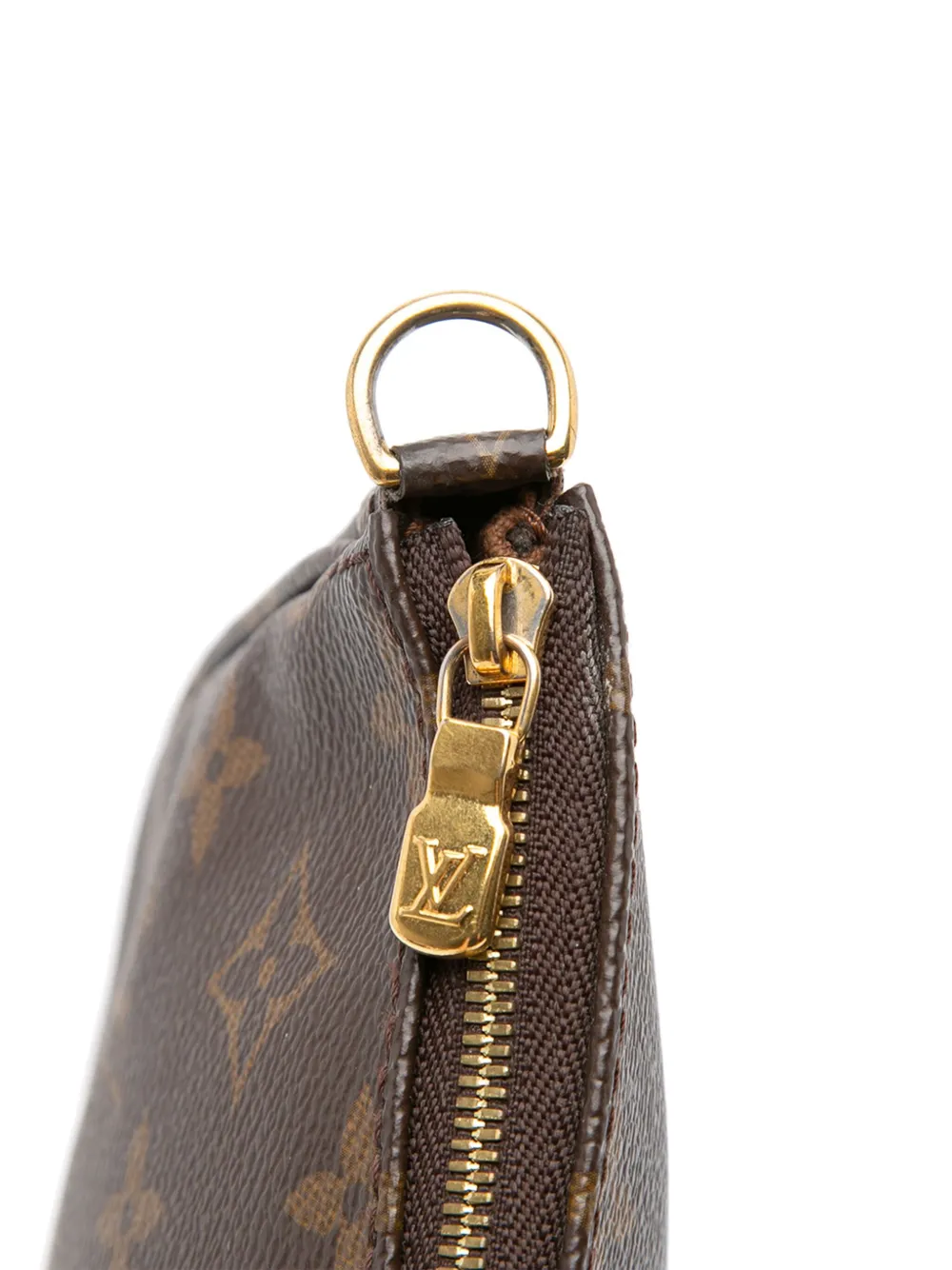Pre-owned Louis Vuitton 2020 Monogram Multi Pochette Accessoires Satchel In Brown