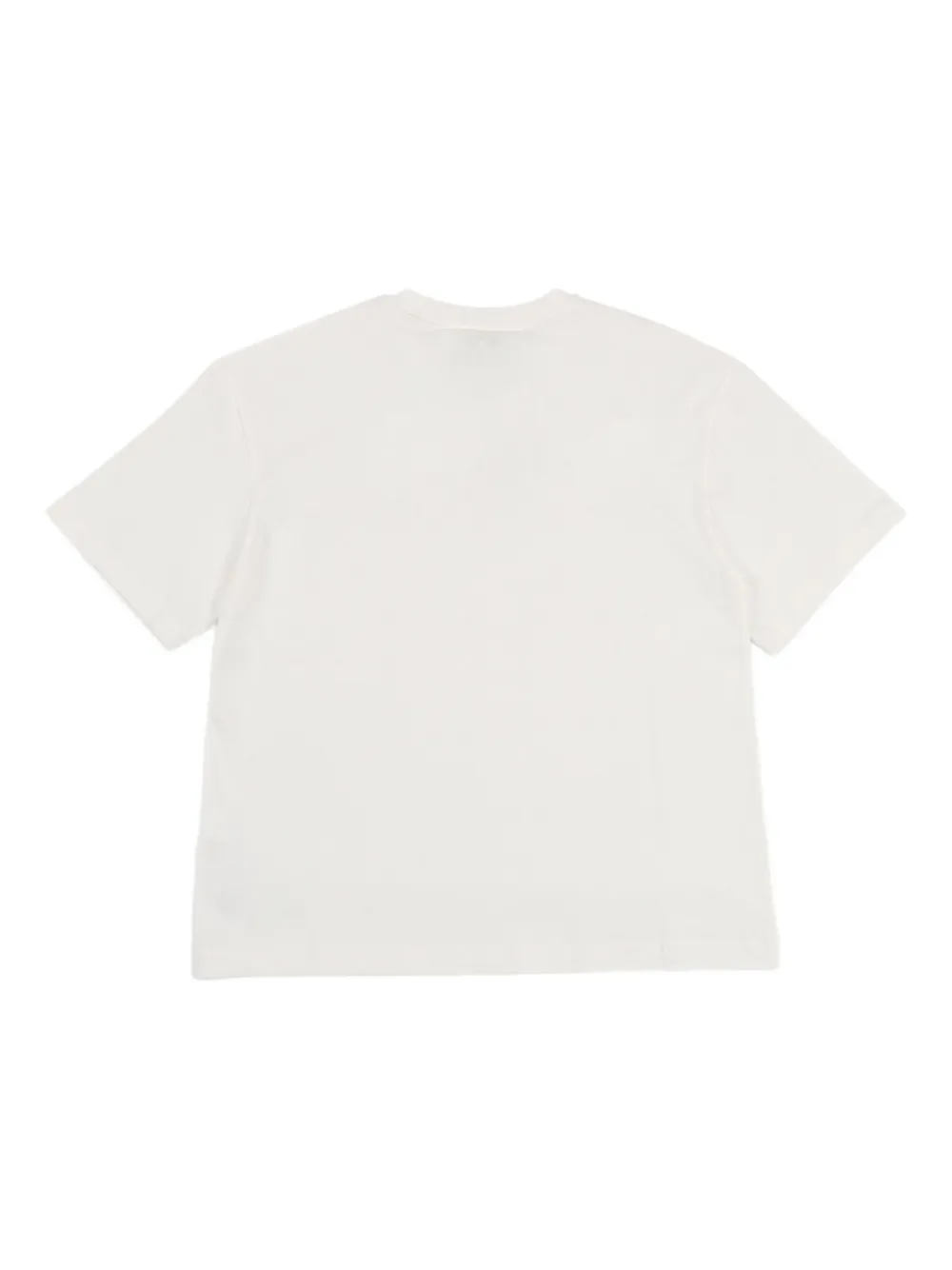 Lanvin Enfant T-shirt met geborduurd logo Wit