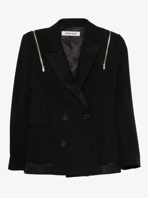 Undercover blazer con doble botonadura y cierre