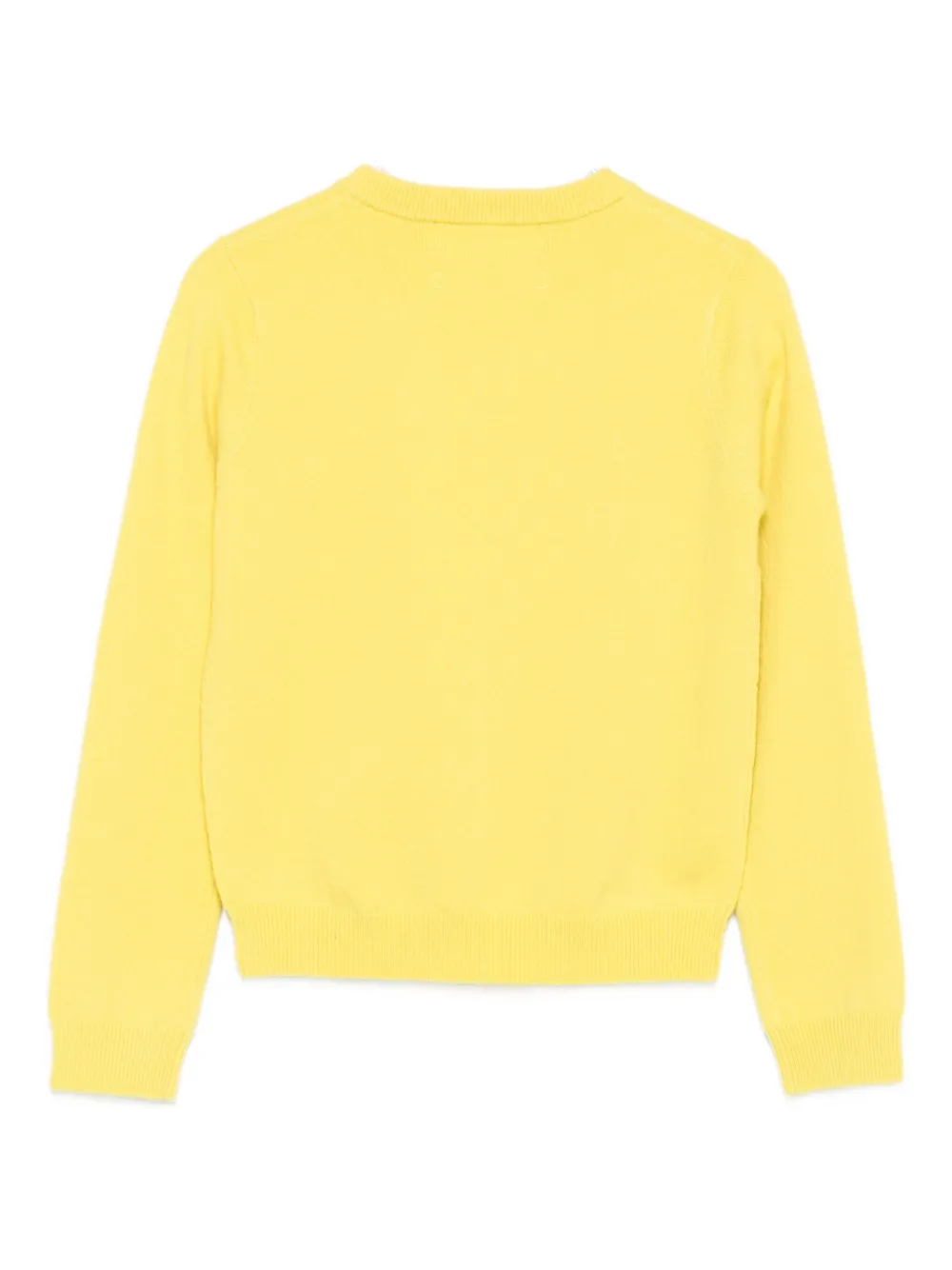 extreme cashmere Trui met hoge hals en lange mouwen Geel