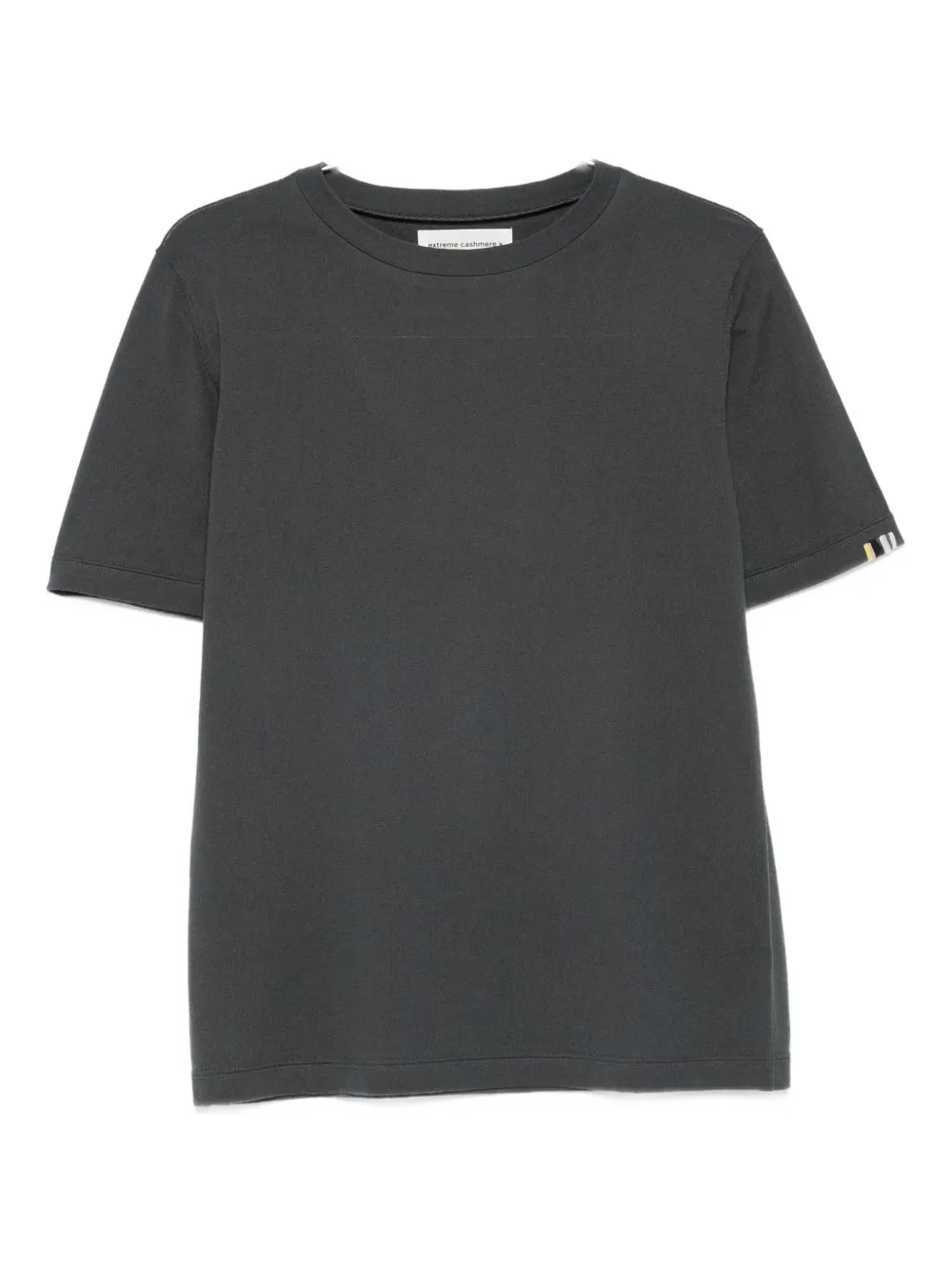 Extreme Cashmere Crew-neck T-shirt In Gray