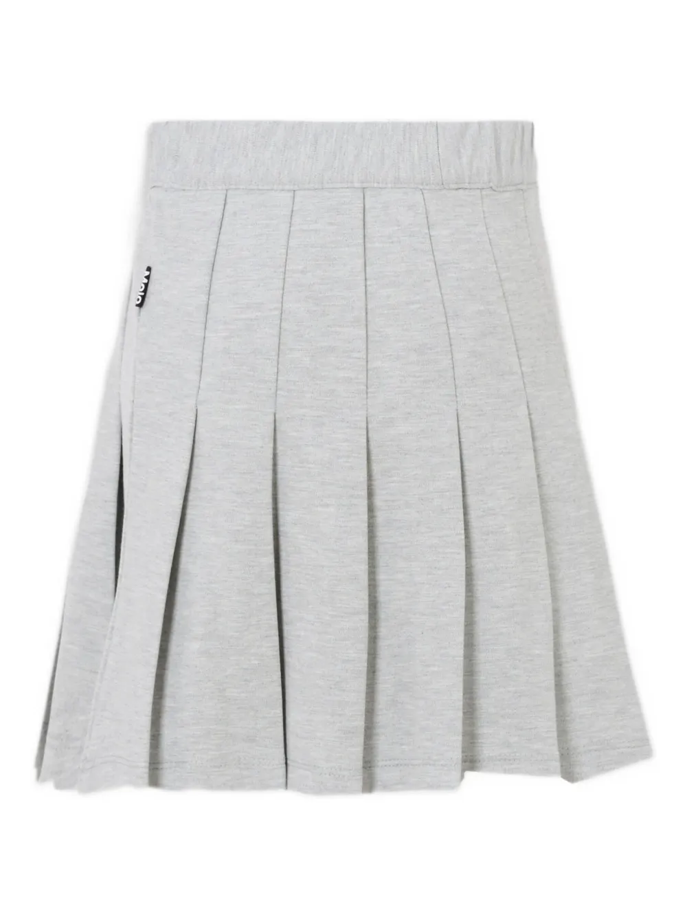 Molo pleated casual mini skirt Grijs