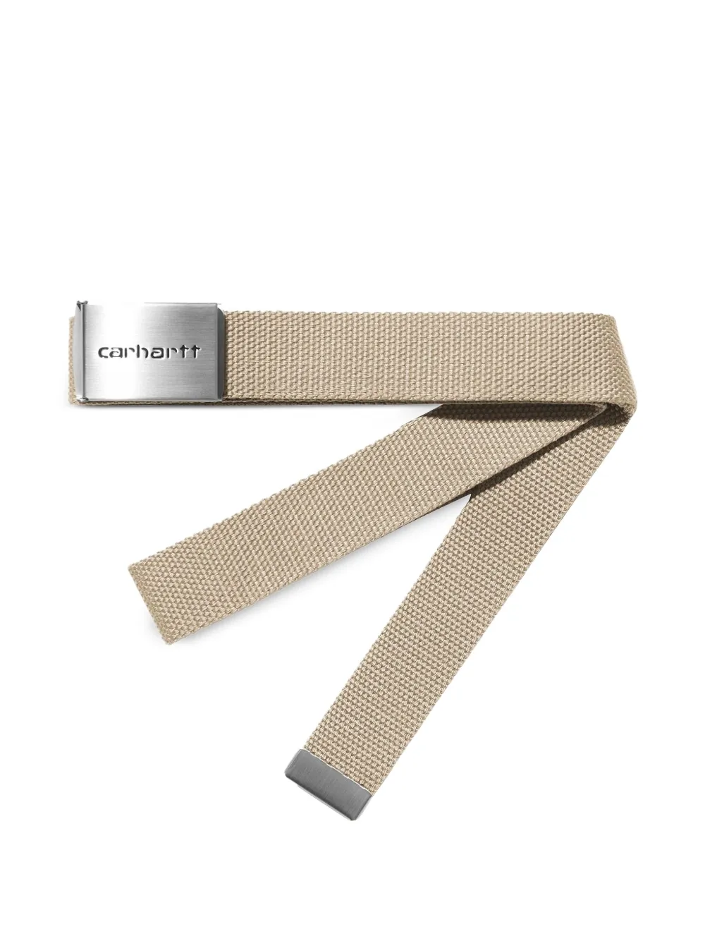 metal-buckle woven belt