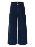 Molo pleated corduroy trousers - Blue