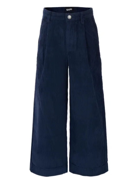 Molo pleated corduroy trousers