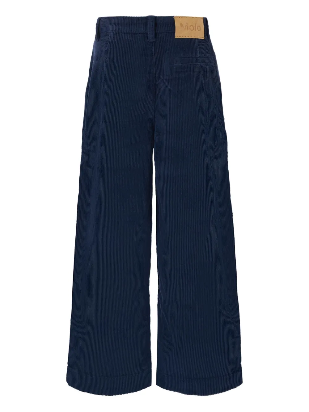 Molo pleated corduroy trousers Blauw