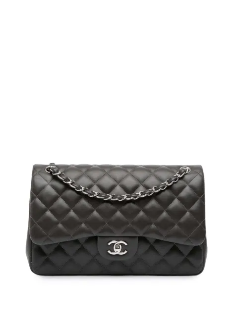 CHANEL Pre-Owned 2012 Jumbo Classic Lambskin Double Flap shoulder bag