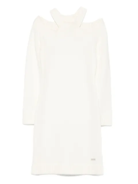 Monnalisa vestido tejido con aberturas en los hombros