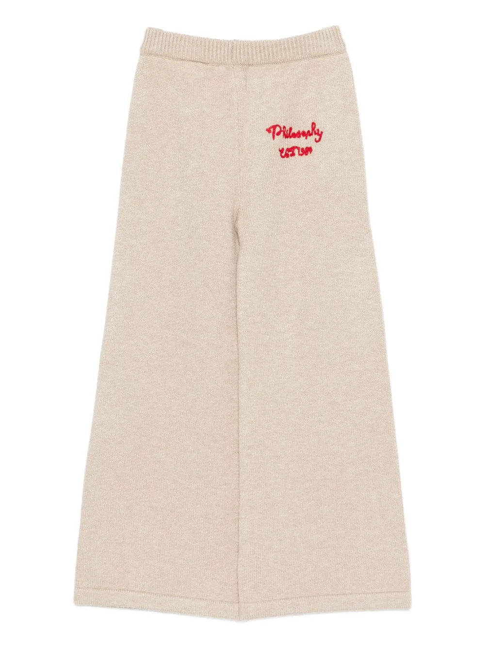 Philosophy Di Lorenzo Serafini Kids embroidered trousers | Girls Casual Trousers | Image 2