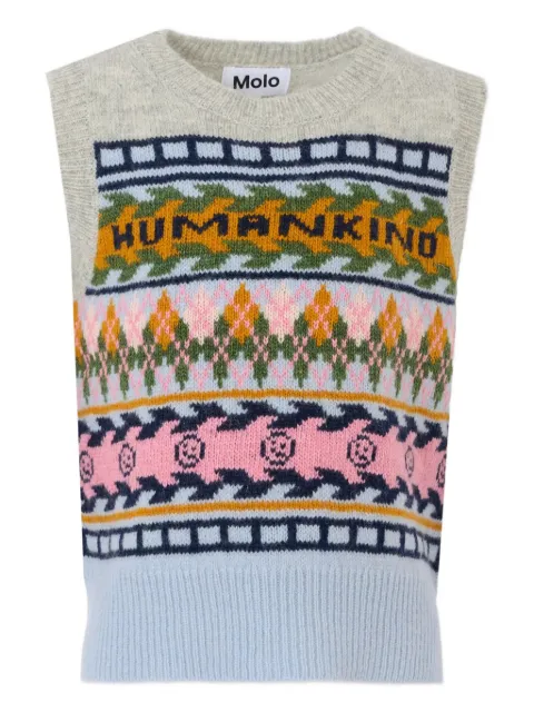 Molo Humankind fair-isle wool vest