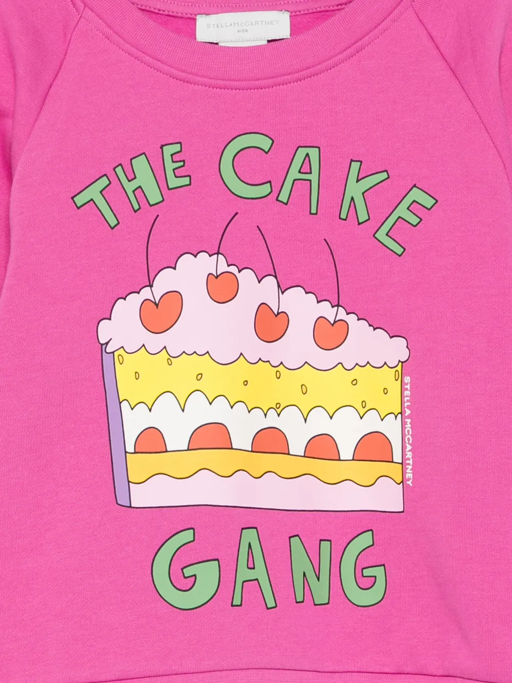 Stella McCartney Kids cake-print sweatshirt Roze