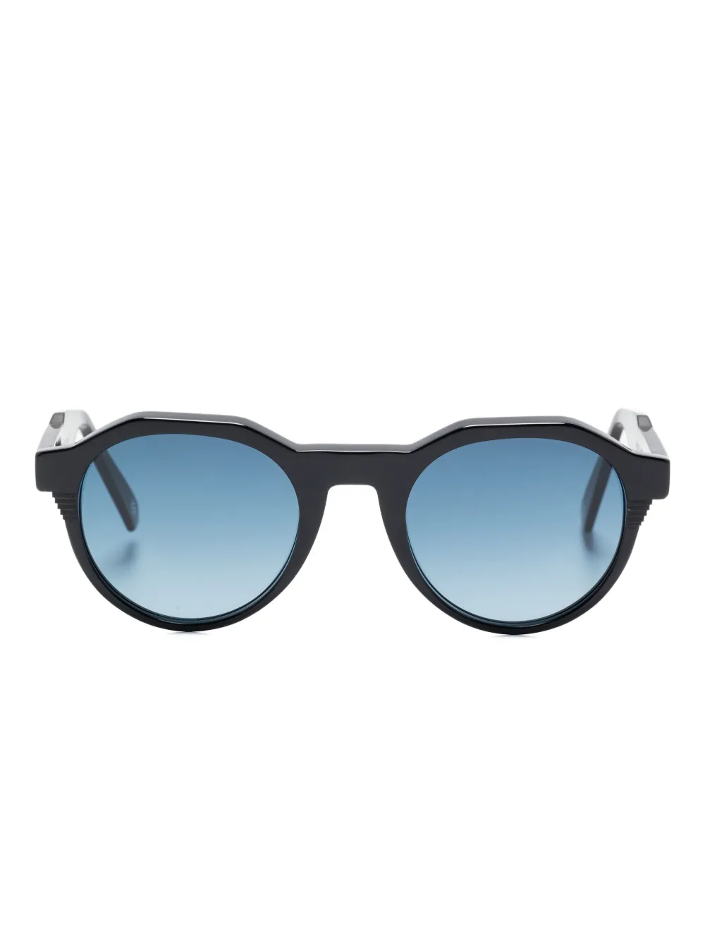 OPHY EYEWEAR Shard round-frame sunglasses | Black | Image 1