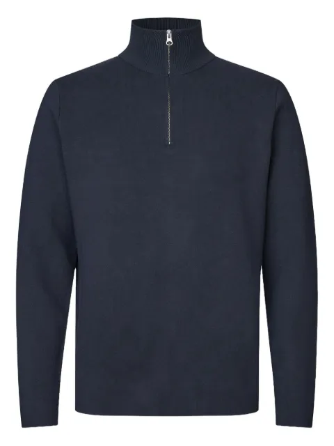 SAMSOE SAMSOE high-neck zip-up sweater