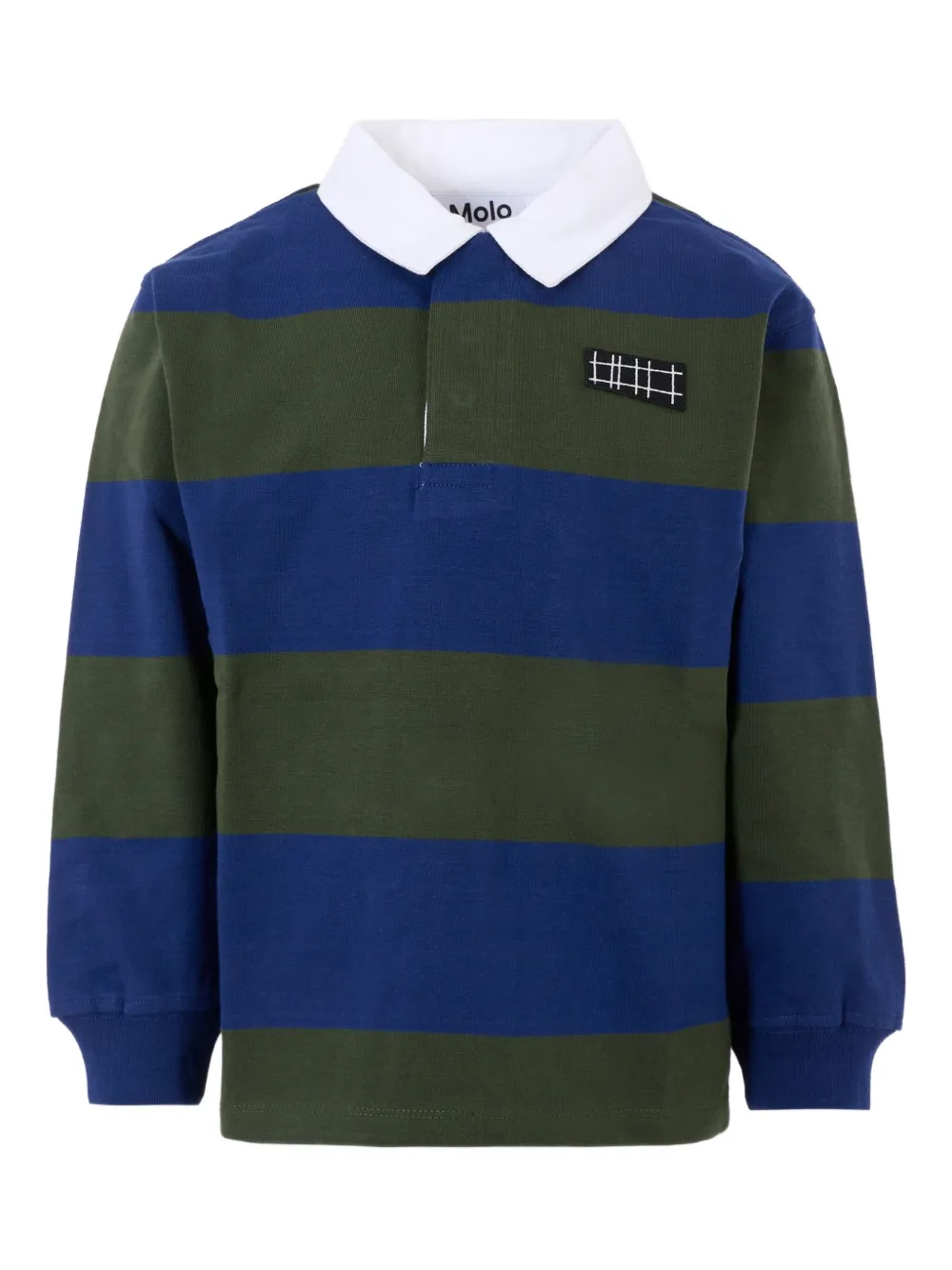 Molo striped polo shirt Groen