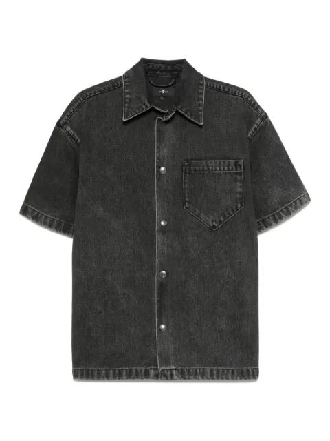 7 For All Mankind short-sleeve denim shirt
