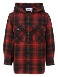 Molo hooded checked shirt - Red