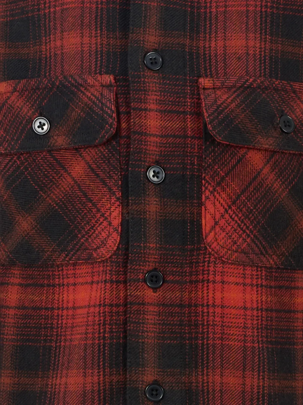 Molo hooded checked shirt Rood