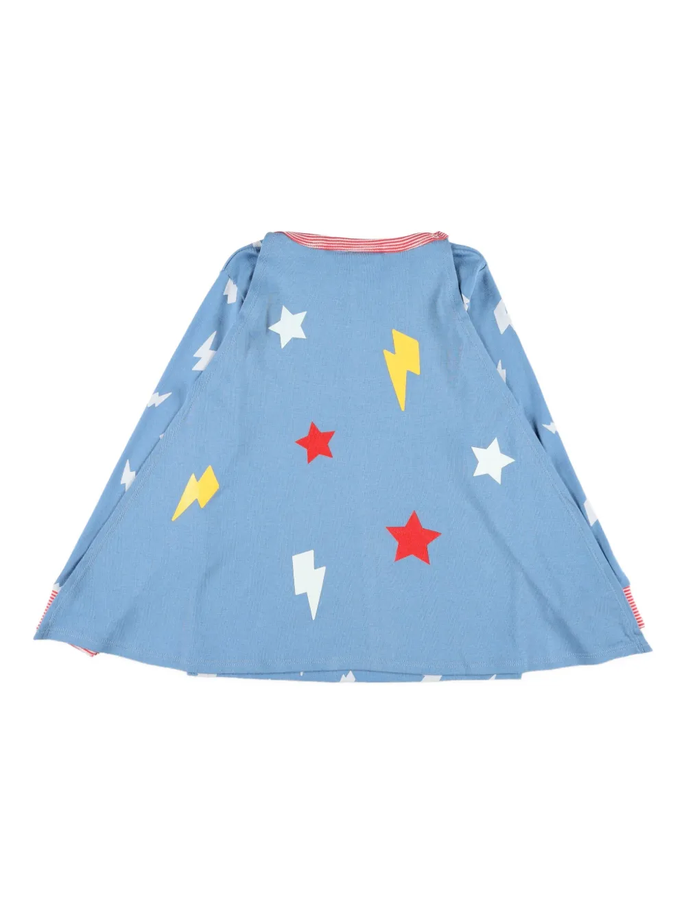 Petit Bateau Trainingspak met bliksemflits-print Blauw