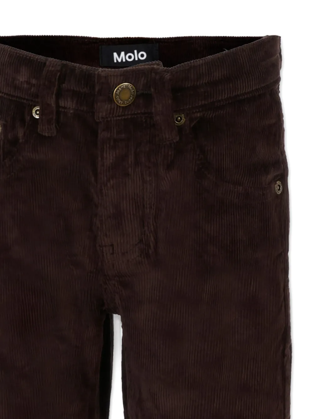 Molo corduroy trousers Bruin