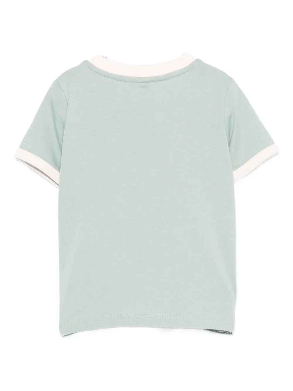 Stella McCartney Kids bird-print cotton t-shirt Groen