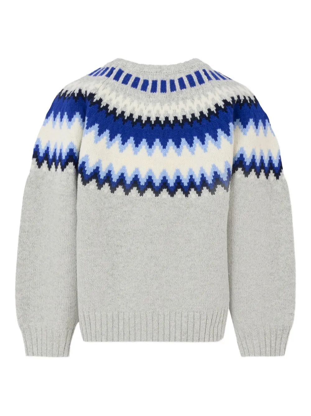 Molo Fair Isle sweater Grijs