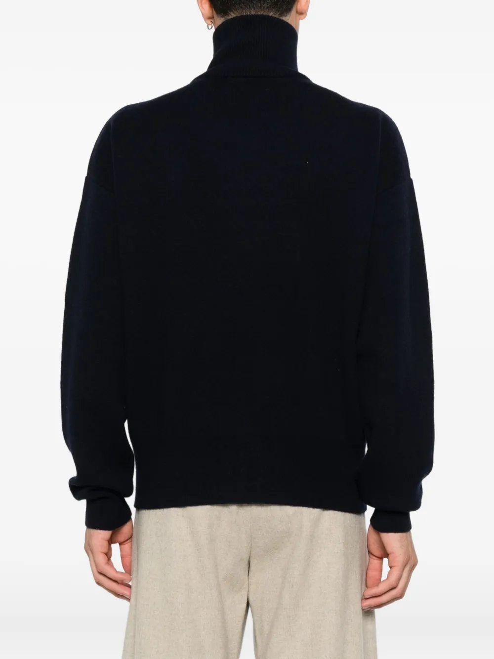 extreme cashmere Kasjmier vest met rits Blauw