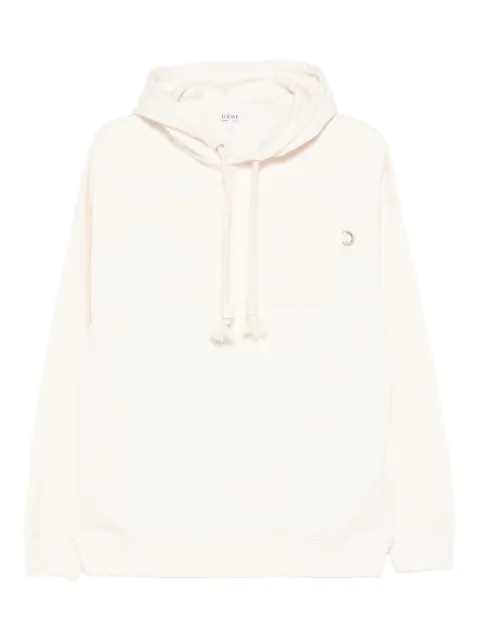 LOEWE kangaroo-pocket drawstring hoodie