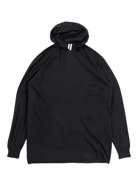 Rick Owens hooded cashmere sweater