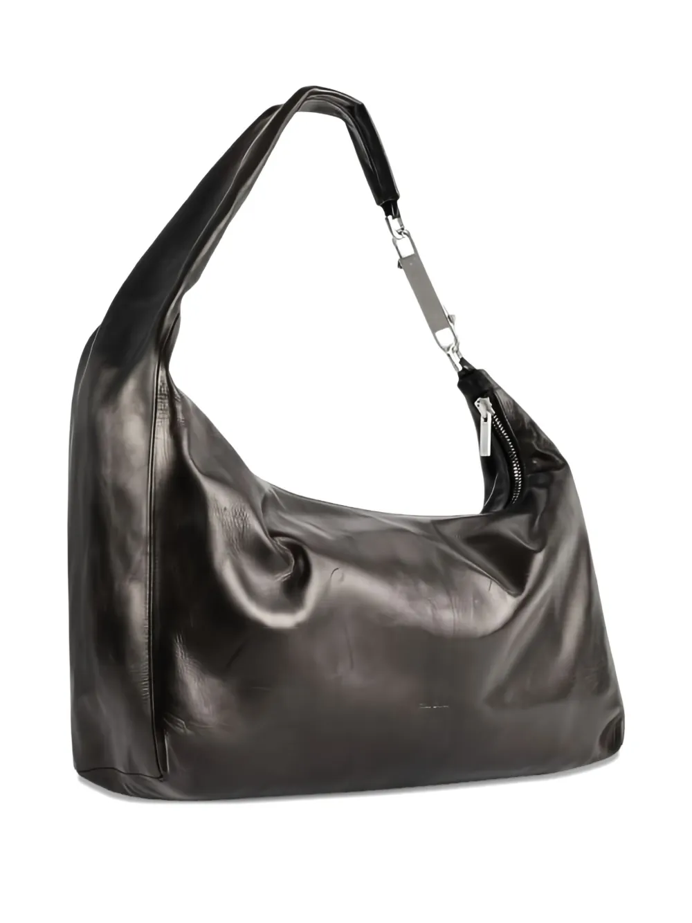 Rick Owens Gemini suède schoudertas - Bruin