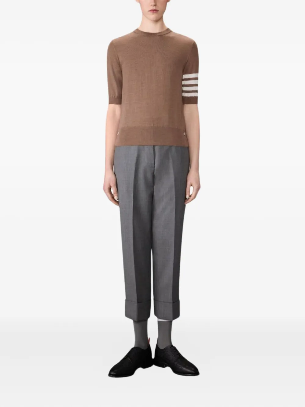 Thom Browne short-sleeve t-shirt Bruin