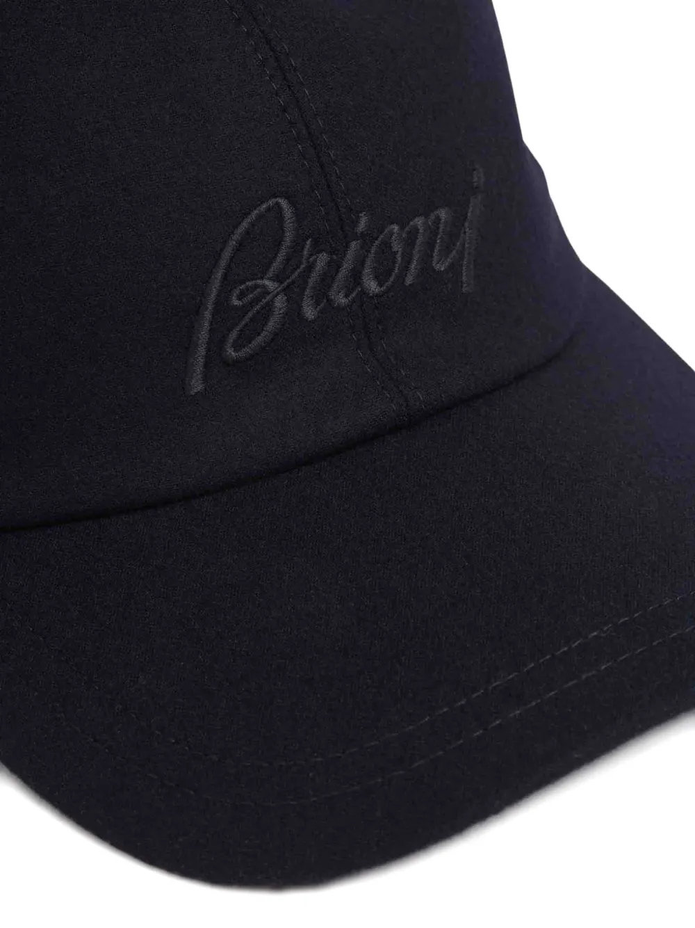 Brioni Embroidered-logo Baseball Cap In Blue