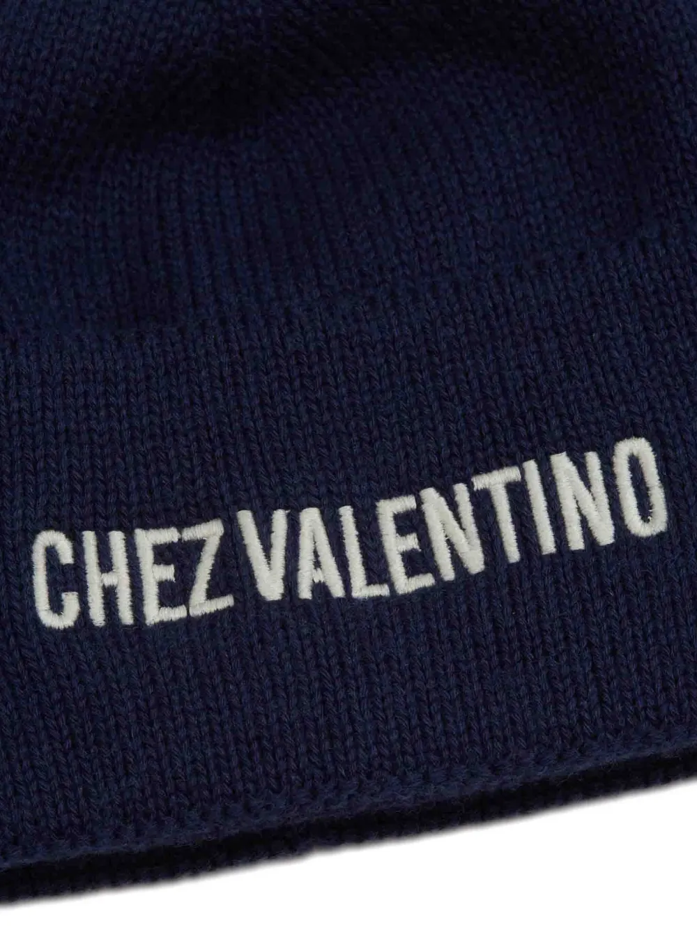 Valentino Garavani Soft Cotton Blend Stylish Hat In Blue