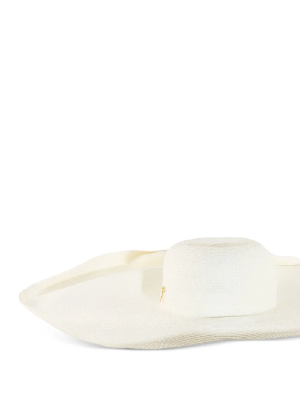 Catarzi Zonnehoed met brede rand - Wit