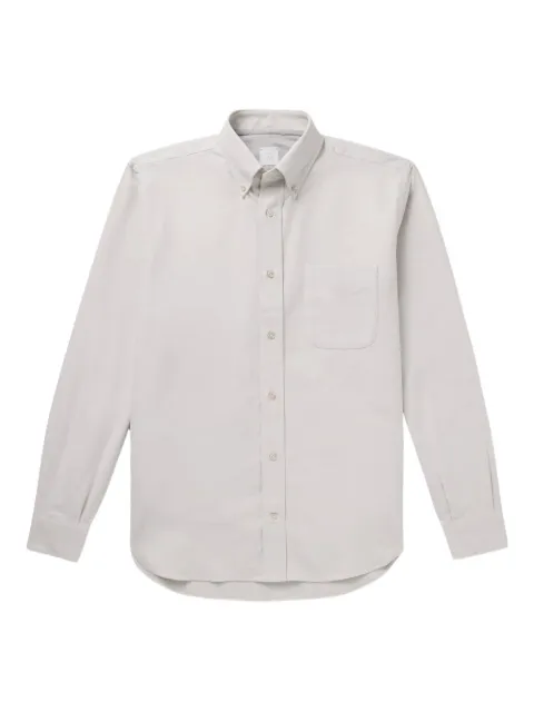 Eleventy buttoned chest-pocket shirt