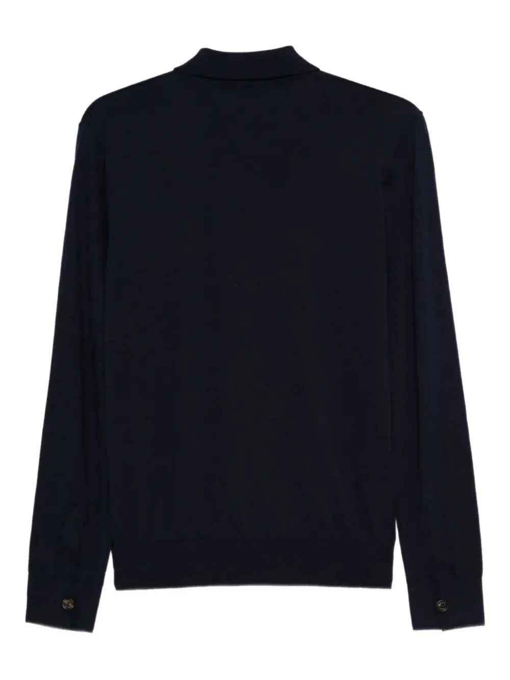 Eleventy knitted polo sweater - Blauw