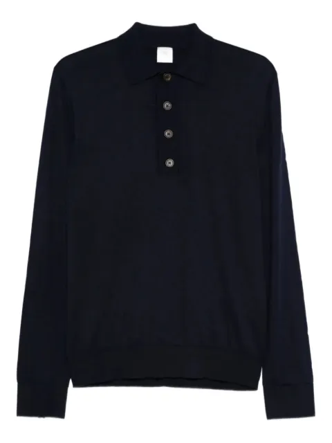 Eleventy knitted polo sweater